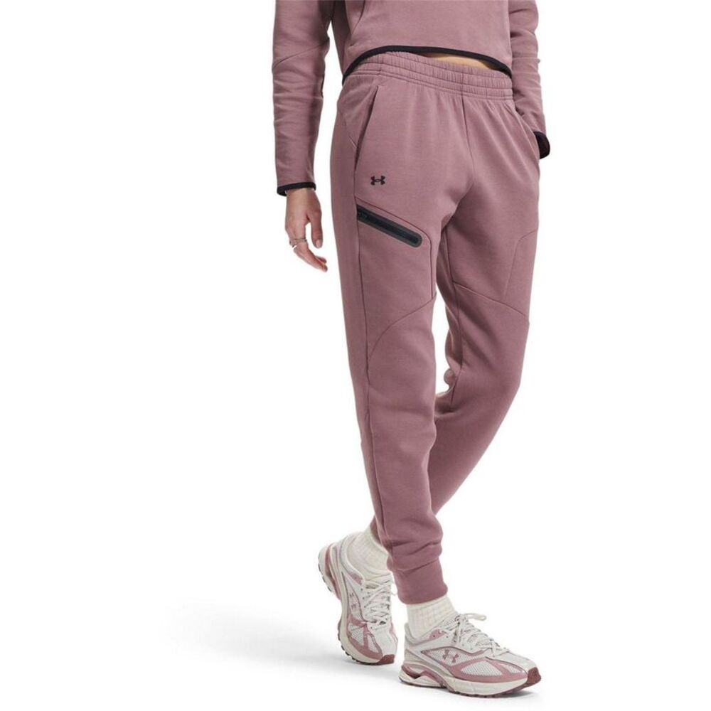Under Armour Womens/Ladies Unstoppable Fleece Athletic Joggers / Brown